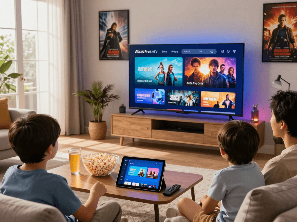 Profitez d'une soirée cinéma avec l'application Atlas Pro ONTV sur votre TV intelligente